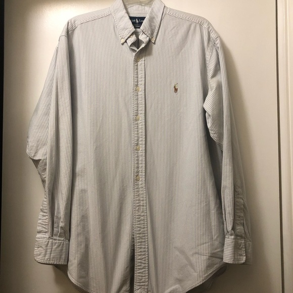 Ralph Lauren POLO Classic Fit Long Sleeve Shirt L - Picture 1 of 5